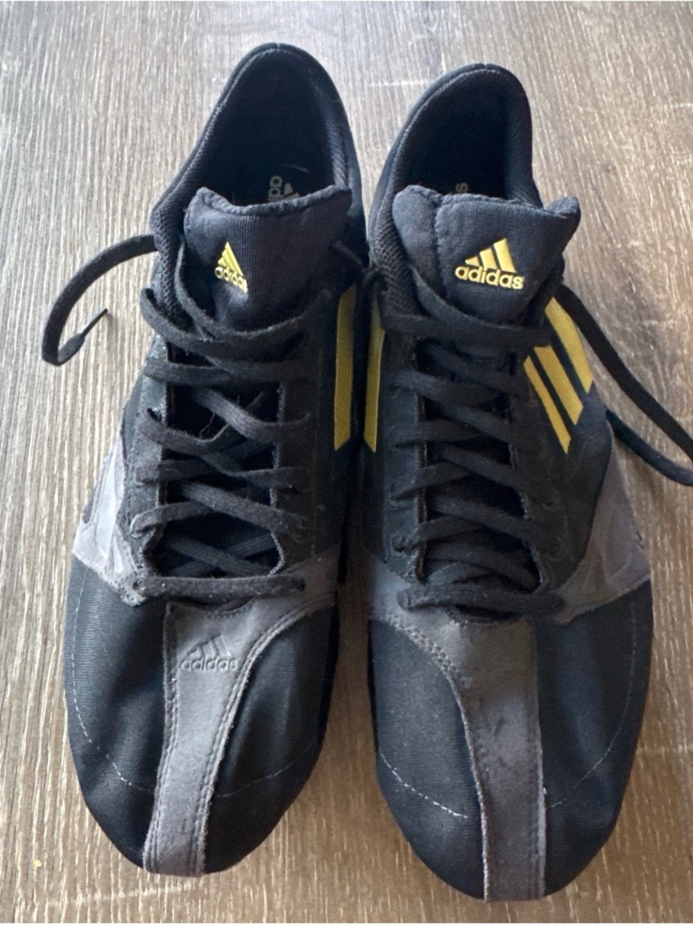 adidas Men’s Black & Yellow Athletic Sneakers